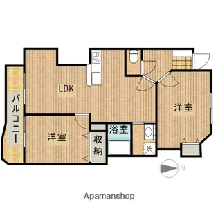 ルイボステーⅡ【3階】の間取り