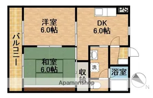 プロヴァンス【3階】の間取り