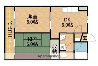 プロヴァンス【2階】の間取り
