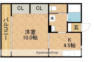 COSMOΑ【102号室】の間取り