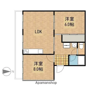 アレグリア【302号室】の間取り