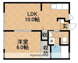 SUNLIFE FUJI1【1階】の間取り