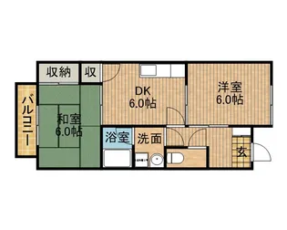 SURPLUSホープ【2階】の間取り