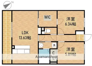 DUNE【4階】の間取り