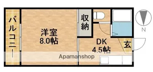 サンシャイン8【203号室】の間取り