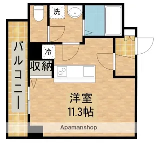 アップル第7マンション【4階】の間取り