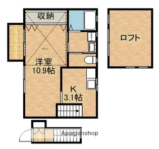 ウェルネス高丘【2階】の間取り