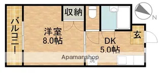 エステートビレッジ【2階】の間取り