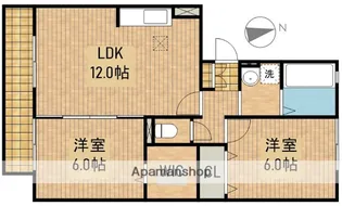 レフィナード【202号室】の間取り