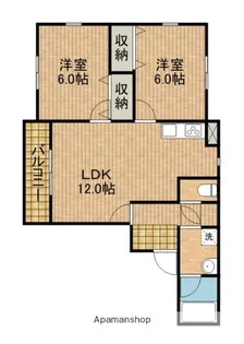 半田ビレッジ1号棟【2階】の間取り