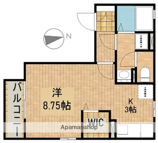 ラディカル【2階】の間取り