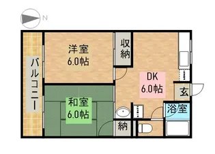 トレンディ【1階】の間取り