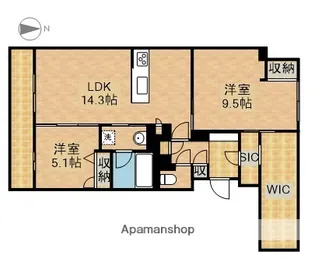 BON FILONE【3階】の間取り