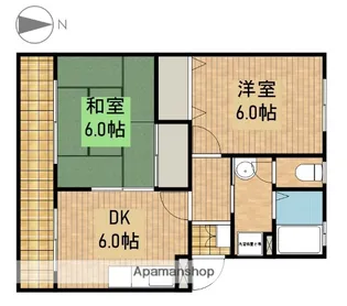 レガーロ林【301号室】の間取り
