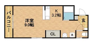 サンライフ鴨江【1階】の間取り