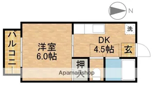 シティコーポすずらんⅡ【1階】の間取り
