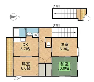 ハイステージププレⅡ【2階】の間取り