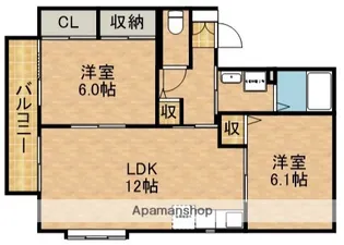 M’Sハウス【1階】の間取り