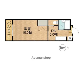 マンションオアシスⅡ【2階】の間取り