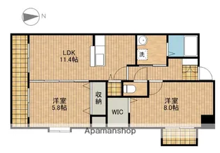 ラフォンテーヌ【3階】の間取り
