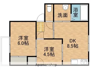 フォーメイト紺屋町【1階】の間取り
