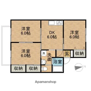 リラコート【2階】の間取り