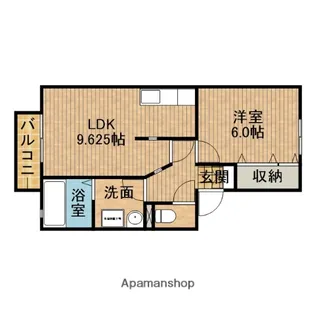 ヴィラサンマリン【2階】の間取り
