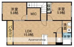 カーサ・プロニティ【2階】の間取り