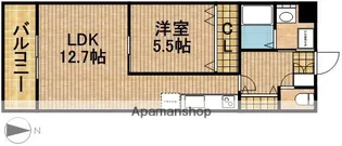 ガーデンコート六軒【2階】の間取り