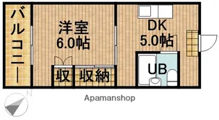 ハイツサンローズ【105号室】の間取り