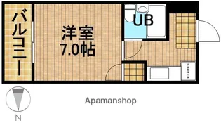カモエKマンション【203号室】の間取り