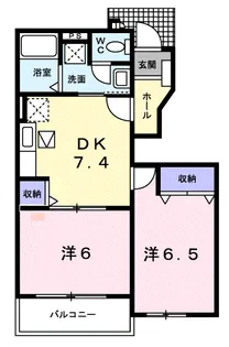 ヴィオラⅢ【1階】の間取り