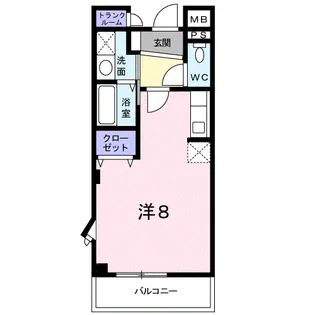 エレガンテフィールドⅠ【205号室】の間取り