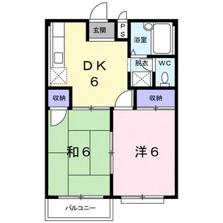 メゾンドパストラルA【2階】の間取り