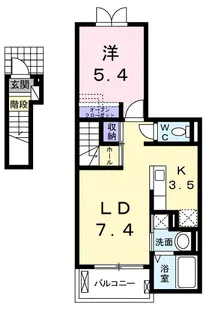 ティー ガーデン【2階】の間取り
