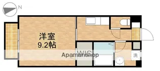 アドラブール加茂【1階】の間取り