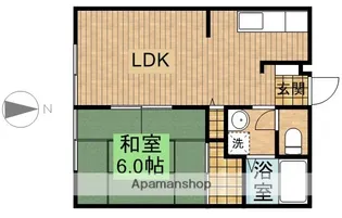 藤ハイツ【1階】の間取り