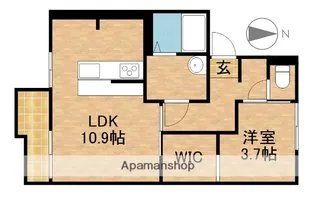 ユートピアレジデンス【2階】の間取り