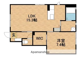 MAST TOWN小山【1階】の間取り