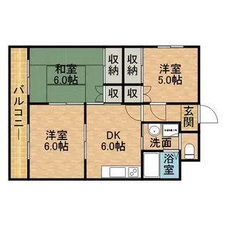 コーポラスやまだ【2階】の間取り