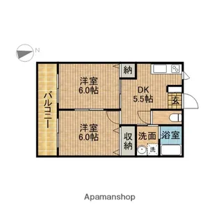 ドラゴンズB【1階】の間取り