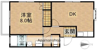 アメニティハウスA【1階】の間取り
