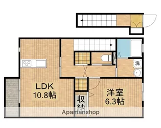 メゾン ド リヴァージュ【2階】の間取り