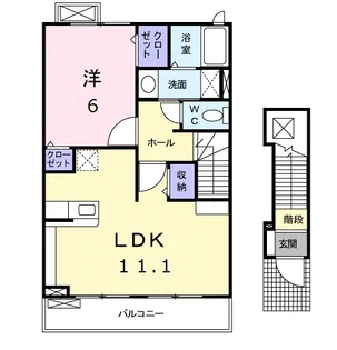 セレノ パラッツオ【2階】の間取り