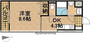 WOHNEN ヴォーネン【301号室】の間取り