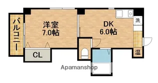 タウンファイブ【4階】の間取り