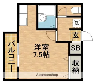 サザン雅【2階】の間取り