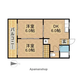 ルミエール【1階】の間取り