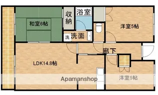 プロムナードM【1階】の間取り