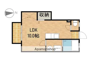 ロブスターハウス【102号室】の間取り